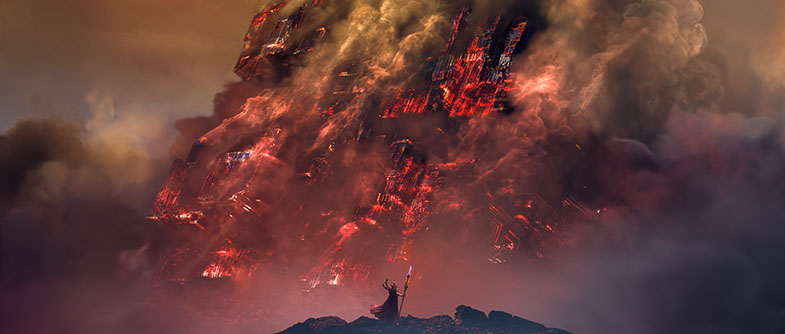 Relic Dawn of War III animace Fusion Studio Blackmagic Design Syntex