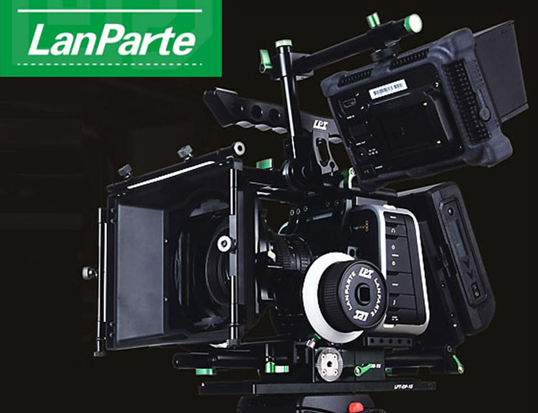 LanParte BMCC-03 Blackmagic Camera Production Camera 4K Full Rig