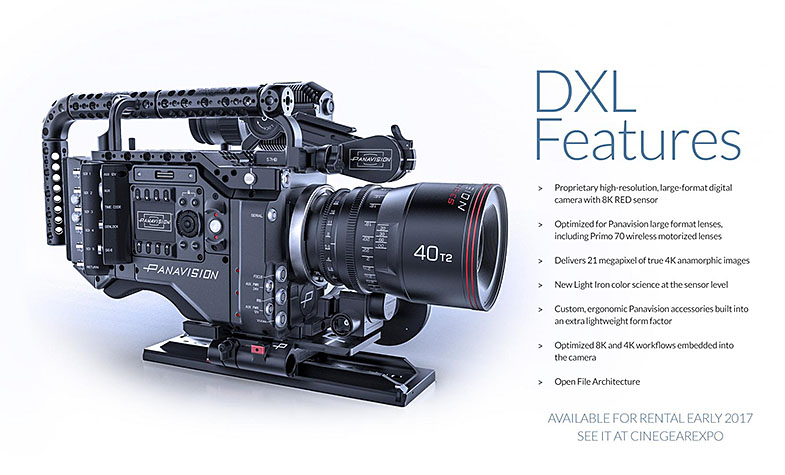 Panavision DXL RED WEAPON 8K