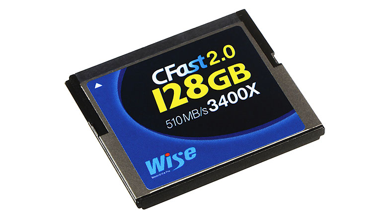 Wise CFast 2.0 128GB 3400x certifikace Blackmagic URSA