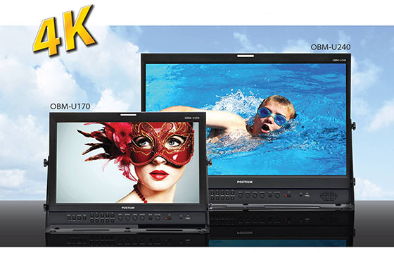 Postium OBM-U240 OBM-U170 4K 12G-SDI LCD monitori