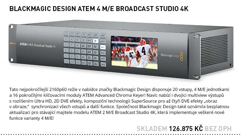 BLACKMAGIC DESIGN ATEM 4 M/E BROADCAST STUDIO 4K