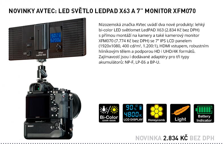 AVTEC LEDPAD X63 / XFM070