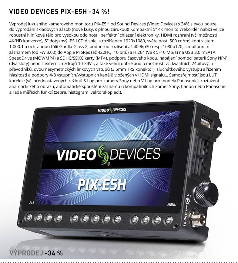 VIDEO DEVICES PIX E5H