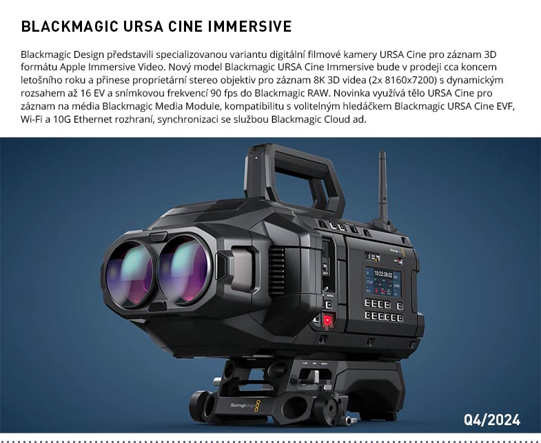 URSA CINE IMMERSIVE