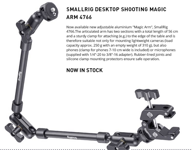 SMALLRIG DESKTOP SHOOTING MAGIC ARM 4766