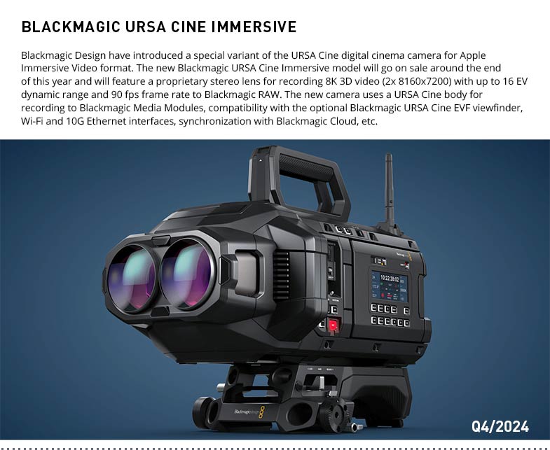 URSA CINE IMMERSIVE