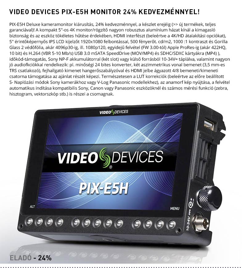 VIDEO DEVICES PIX E5H