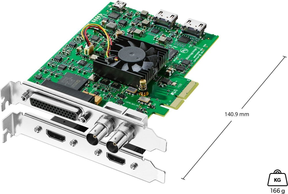 DeckLink Studio 4K – Rozměry a instalace