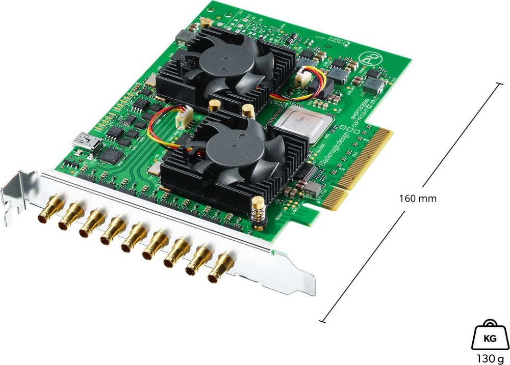 DeckLink Quad 2 – Rozměry a instalace