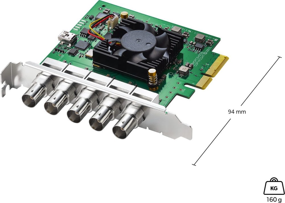 DeckLink Duo 2 – Rozměry a instalace