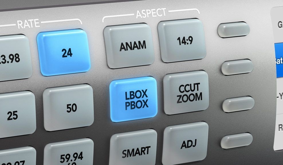 Teranex AV – Ovládání na panelu i v počítači