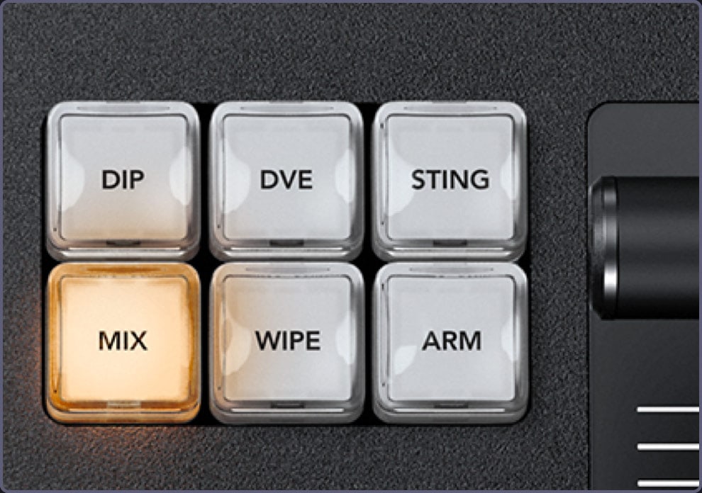 ATEM 1 M/E Advanced Panel 10 – Přechody jedním tlačítkem
