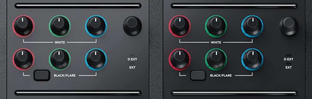 ATEM Camera Control Panel – Korekce bílé a černé v RGB