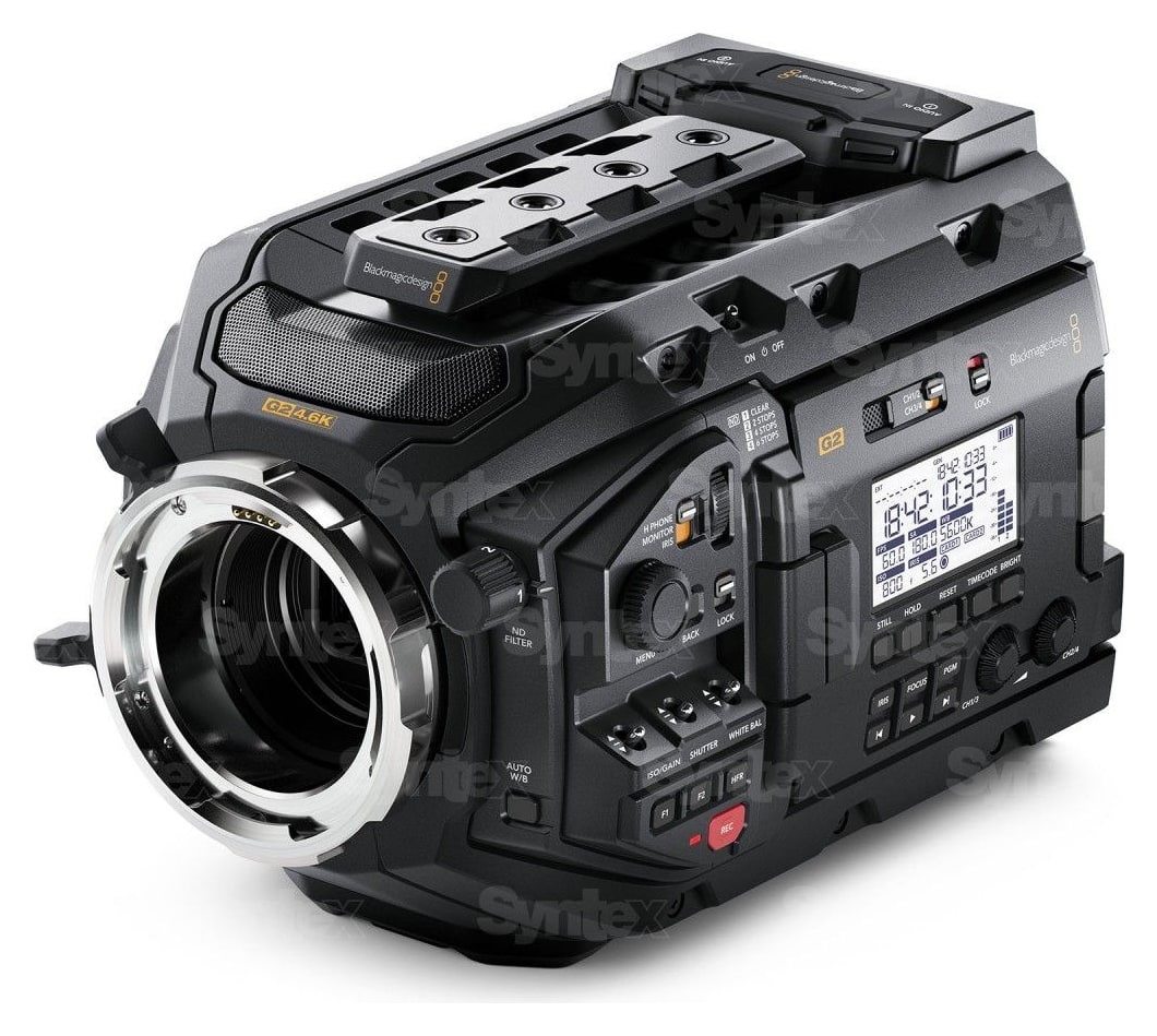 Blackmagic URSA Mini Pro 4.6K G2 – Výměnný bajonet EF, PL, B4 a F