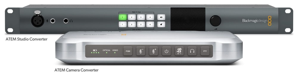 ATEM Studio Converter 2 – Systém s ATEM Camera Converter